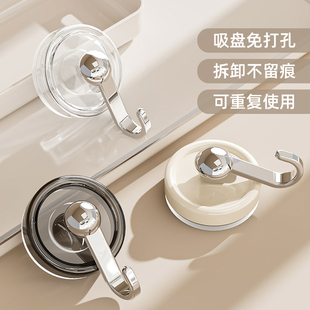 吸盘挂钩免打孔强力承重无痕真空厨房浴室卫生间门后毛巾粘钩挂架
