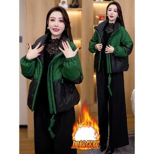 高级感减龄遮肉加厚保暖外套 新款 欧货时尚 潮流加绒棉服女2025冬季