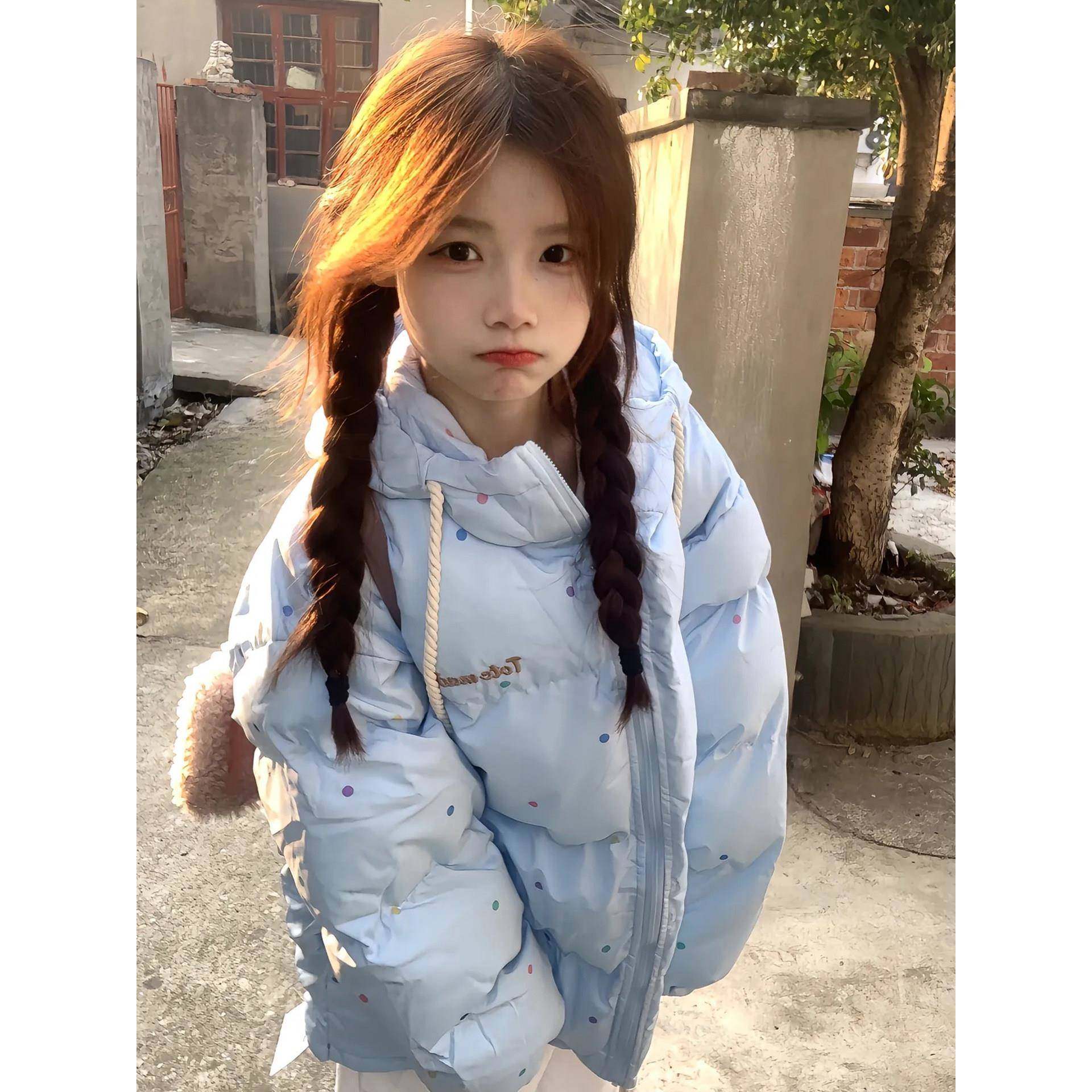 冬季棉衣棉服女款2025新款波点超好看加厚保暖小个子学生棉袄外套,个性定制/设计服务/DIY,工作服定制,淘宝优惠券,粉丝福利购,淘宝优惠卷