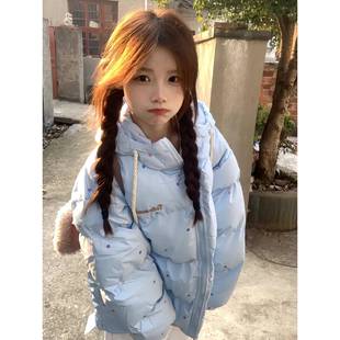 波点超好看加厚保暖小个子学生棉袄外套 2025新款 冬季 棉衣棉服女款