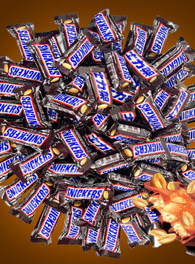 士力架花生夹心巧克力休闲零食横扫饥饿糖果10g散装独立包装