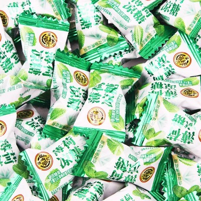 徐福记清凉薄荷糖500g润喉硬糖休闲零食喜糖招待糖果批发官方正品