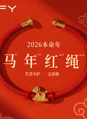 马年本命年红手绳高端轻奢