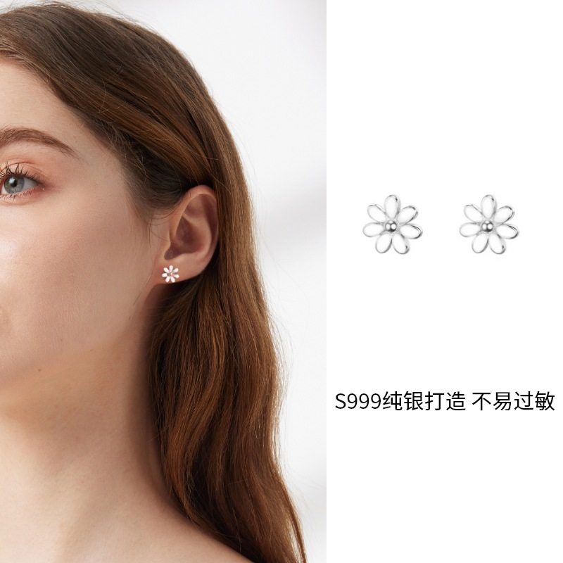 【19.9清仓福利纯银养耳】999纯银养耳洞耳钉防过敏足银耳饰耳环,饰品/流行首饰/时尚饰品新,耳钉,淘宝优惠券,粉丝福利购,淘宝优惠卷