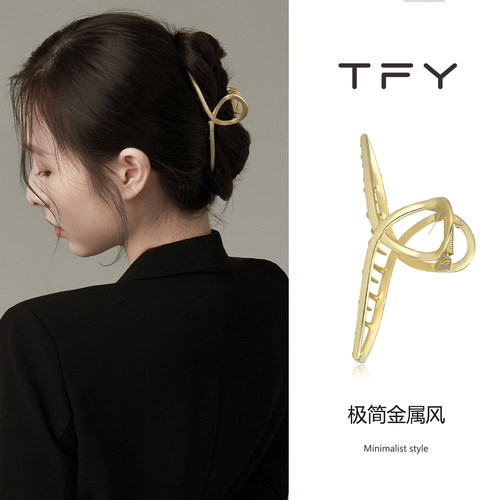 金属抓夹发夹女后脑勺夹子头饰
