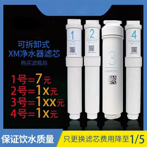 适用小*米净水器净船长平替滤芯