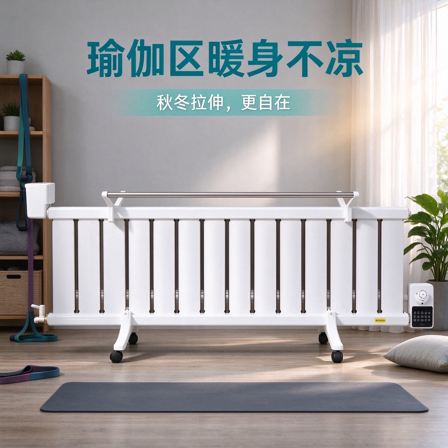 可移动水电暖气片加水采暖智能