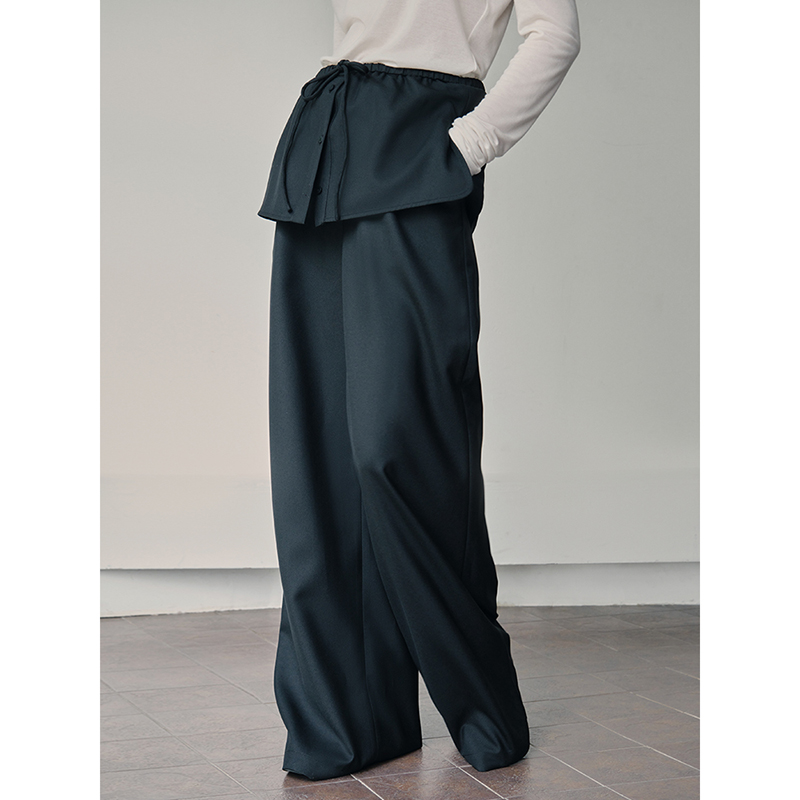 【昕怡粉丝专享】秋季松弛天菜chic显瘦直筒裤8C71011AYP