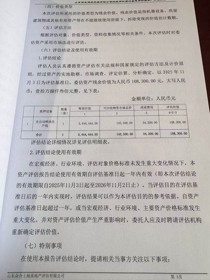 4月23日济南某公司名下喷漆设备一台网络拍卖公告