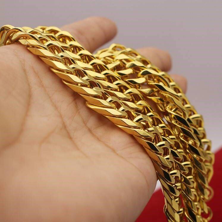 大金链子道具粗男女装饰金项链潮流跨境空心表演网红年会霸气街头