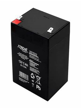 XTREME蓄电池 12V5AH 免维护可充电电池