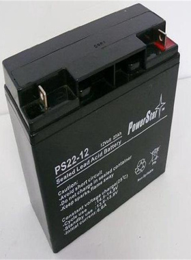 powerstar 蓄电池 PS22-12 12 Volt 22AH 免维护铅酸电池