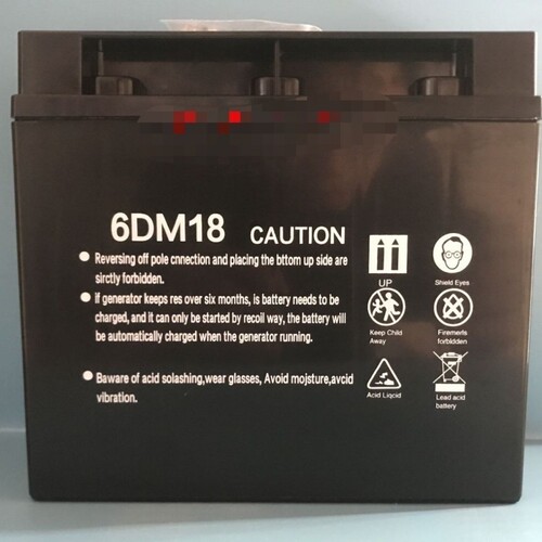 CAUTION蓄电池6DM18汽油柴油