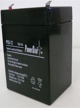 powerstar蓄电池 PS5-12 12Volt 5AH 免维护可充电电池