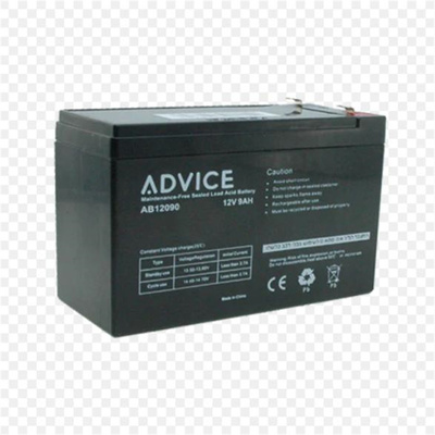 ADVICE蓄电池 AB12090 12V9AH 免维护可充电电池