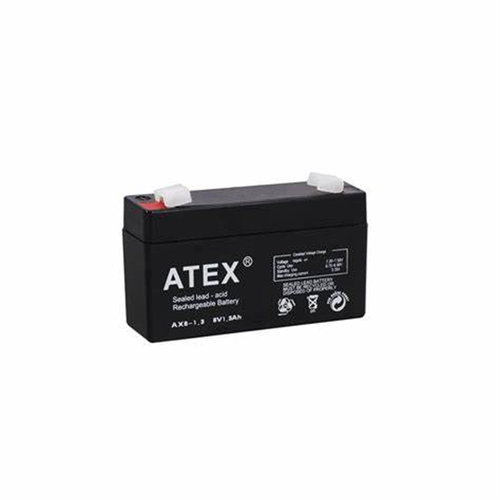 ATEX蓄电池AX6-1.3 6V1.3AH免维护可充电蓄电池