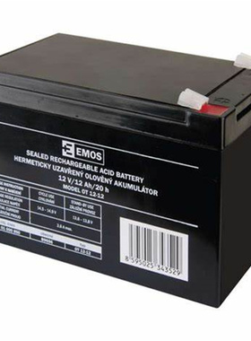 EMOS蓄电池 OT12-12 12V12AH/20HR 免维护铅酸电池