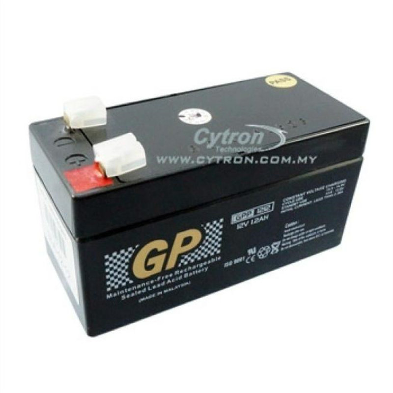 GP蓄电池 GPP1212 12V1.2AH免维护可充电铅酸电池
