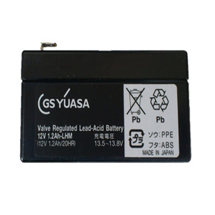GSYUASA蓄电池 12V1.2AH-LHM 12V1.2AH/20HR免维护可充电铅酸电池