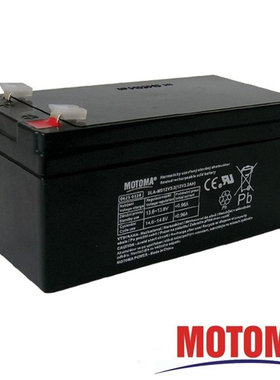 MOTOMA蓄电池 SLA-MS12V3.2 12V3.2AH 免维护可充电电池