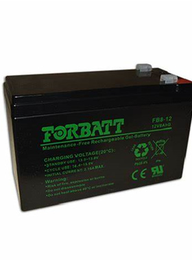 FORBATT蓄电池 FB8-12 12V8AH 免维护可充电电池