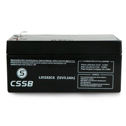 CSSB蓄电池 LX1232CS 12V3.2AH 免维护可充电电池