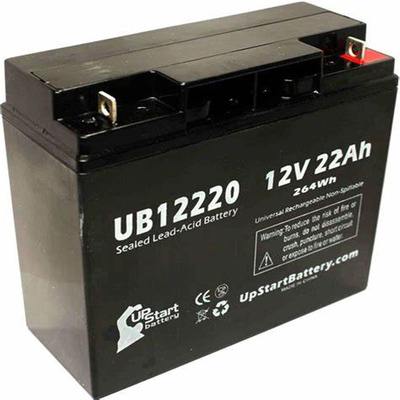 UPSTART BATTERY蓄电池 UB12220 12V-22AH 免维护铅酸电池