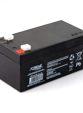 XTREME蓄电池 12V3.4AH 免维护可充电电池