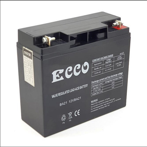 ECCO蓄电池 BA21 12VBA21AH 免维护铅酸电池