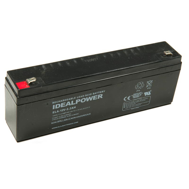 IDEALPOWER蓄电池 ELA-12V-2.2AH免维护可充电电池