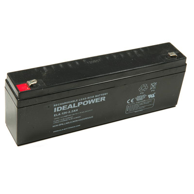 IDEALPOWER蓄电池 ELA-12V-2.2AH 免维护可充电电池