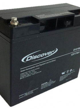 Discover 蓄电池 D2180 12V 17AH 免维护铅酸电池