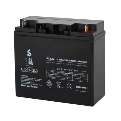 SIGA ENERGIA蓄电池 52232 12 Volts 22AH/20hr 88W/cell 电池