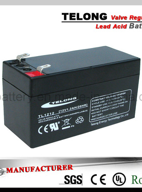 TELONG蓄电池 TL1212 12V1.2AH/20HR免维护可充电铅酸电池