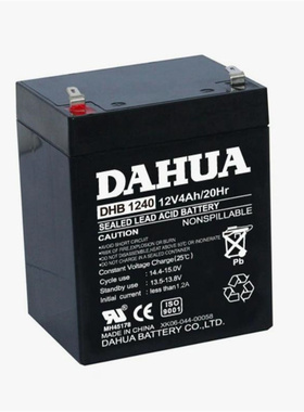 DAHUA蓄电池 DHB1240 12V4AH/20HR 免维护可充电电池