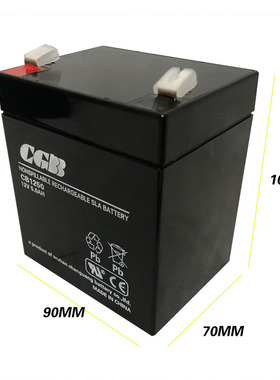 武汉长光蓄电池CB1250 长光CGB12V5AH电梯 消防应急电源 医疗设备