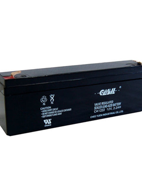 CASIL蓄电池 CA1222 12V2.2AH 免维护可充电铅酸电池