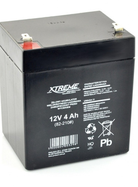 XTREME蓄电池 12V4AH 82-210# 免维护可充电电池