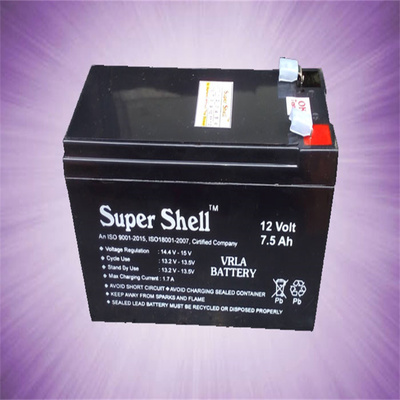 super shell蓄电池 12 Volt 7.5AH 免维护可充电电池