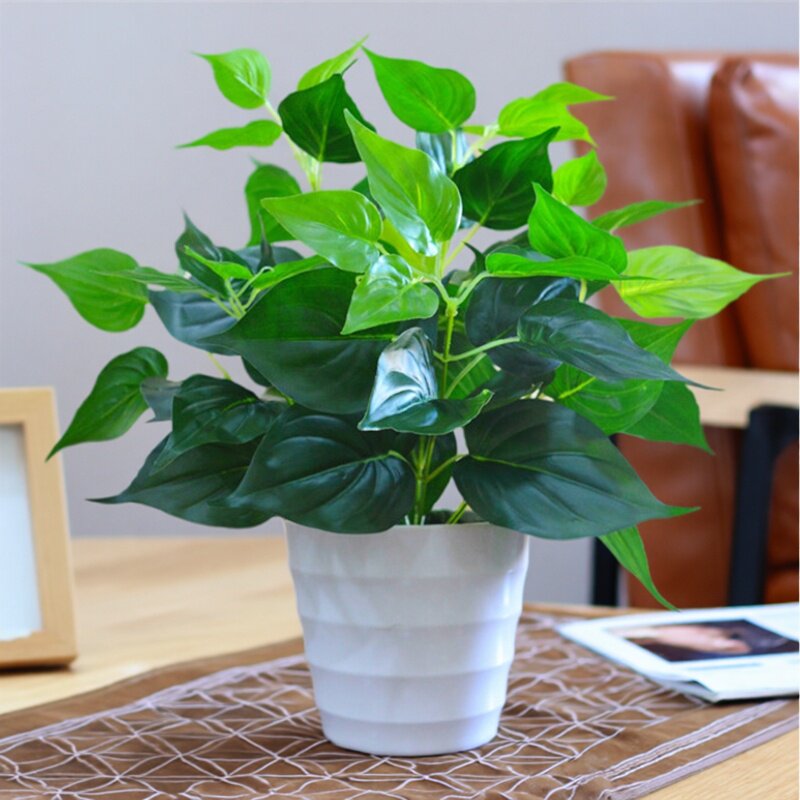 仿真塑料小盆栽装饰绿植绿萝盆栽室内仿真植物仿真花草假植物绿萝