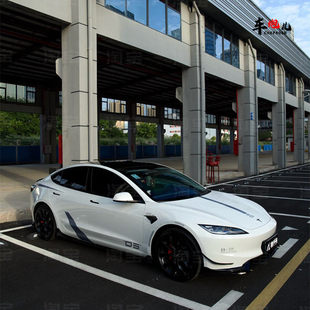 适用特斯拉3Y个性运动装饰车身贴纸 蔚来es56小鹏P57阿维塔06拉花