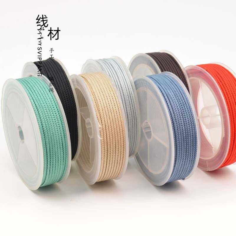 1.5/1.8mm玉米绳编织线耐磨不易褪色DIY手串挂件文玩线材多色可选