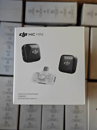 大疆DJI Mic Mini手机版一拖二套装全新迷你两发一收领夹麦克风