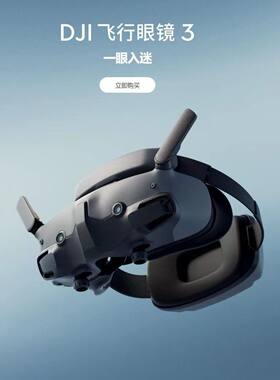 大疆 DJI 飞行眼镜 3 适配Avata 2/Mini4Pro/Air3 大疆g3眼镜