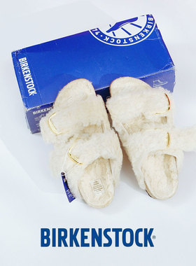 Birkenstock 现货 大金扣羊毛泰迪毛毛拖鞋 勃肯鞋| oneonebuyer