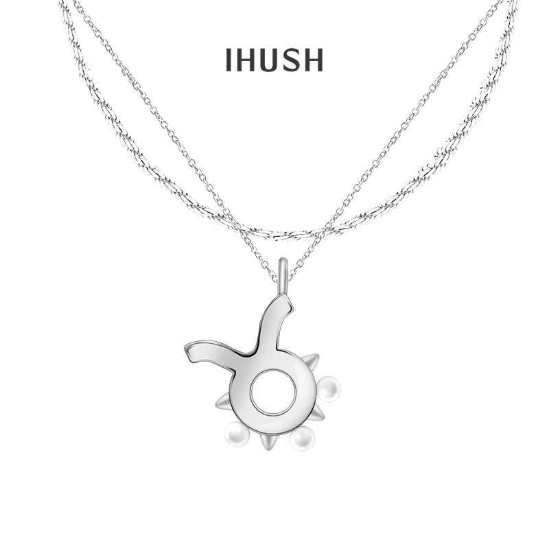 ihush/俏物悄语星座系列新品项链锁骨链原创设计时尚轻奢情人节礼