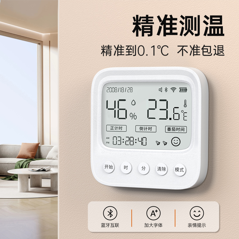 温度计室内家用精准高精度湿度表
