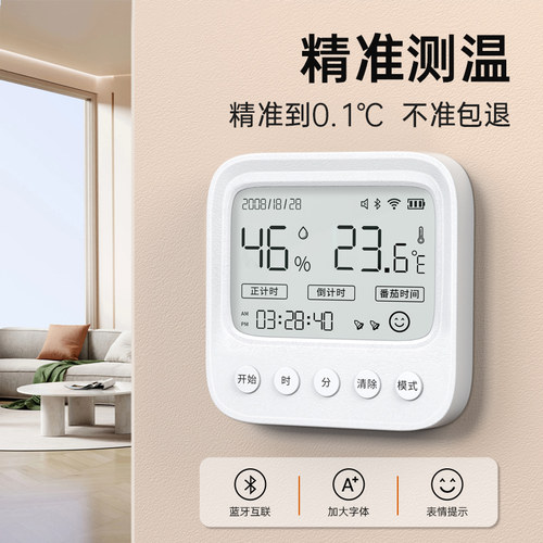 温度计室内家用精准高精度湿度表