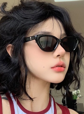 2023新gm猫眼墨镜简约高级质感方圆脸显瘦气质欧美街拍遮阳太阳镜