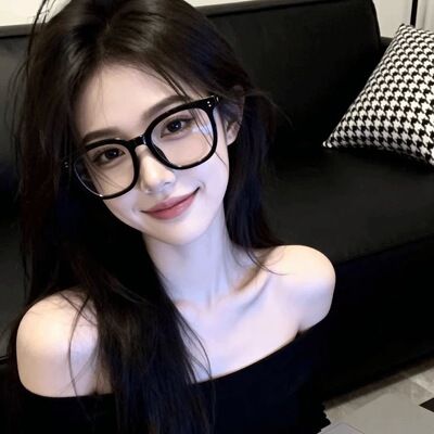 超轻TR复古黑色方圆框眼镜近视女可配度数素颜神器显脸小眼睛镜架